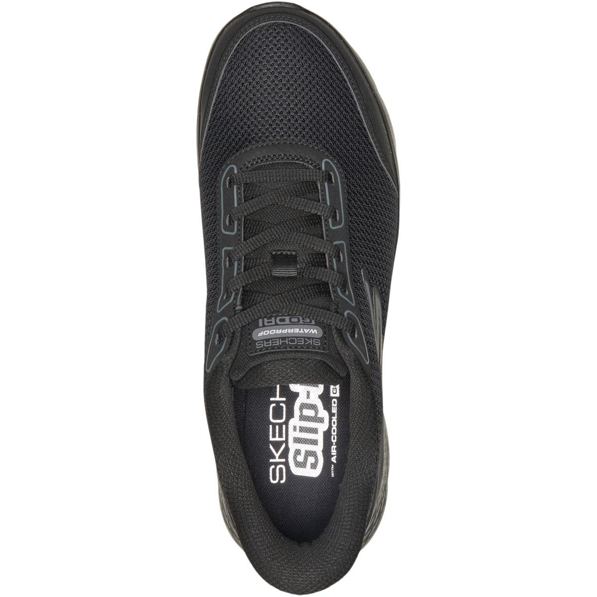 Skechers Go Walk Flex WP Slip-Ins Sneakers Herre BLACK