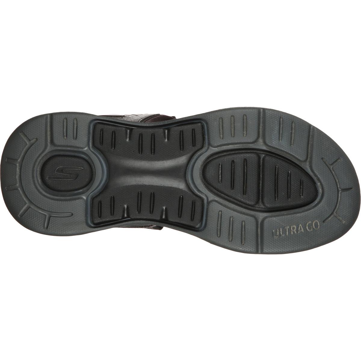 Skechers Go Walk Arch Fit Sandaler Herre BKCC Black Charcoal