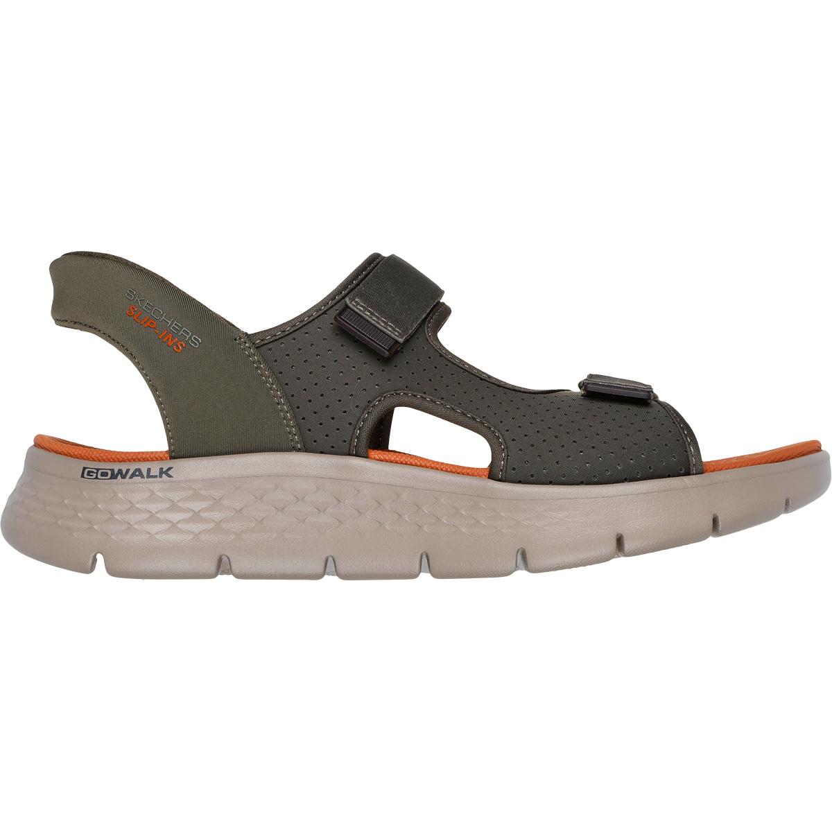 Skechers Go Walk Flex Slip-Ins Sandaler Herre OLV Olive