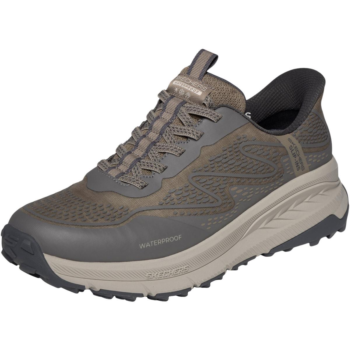 Skechers Switch Back WP Slip-Ins Tursko Herre TAUPE
