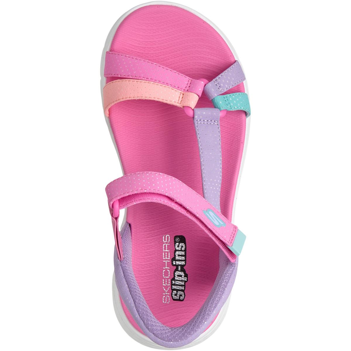 Skechers Go Walk Flex Sandaler Barn Pink/Lilac