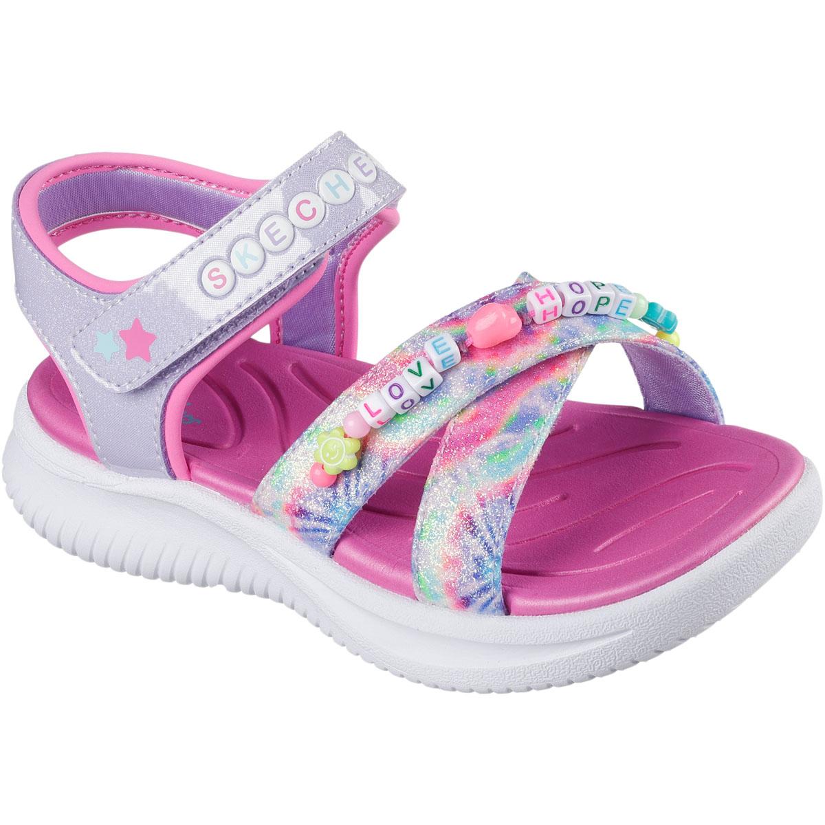 Skechers Jumpsters Tie Dye BFFS Sandaler Barn Lilac/Tie Dye