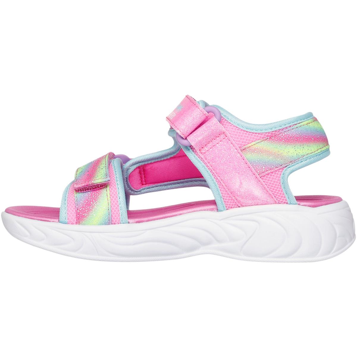 Skechers Unicorn Dreams Sandaler m/Lys Barn PINK MULTI