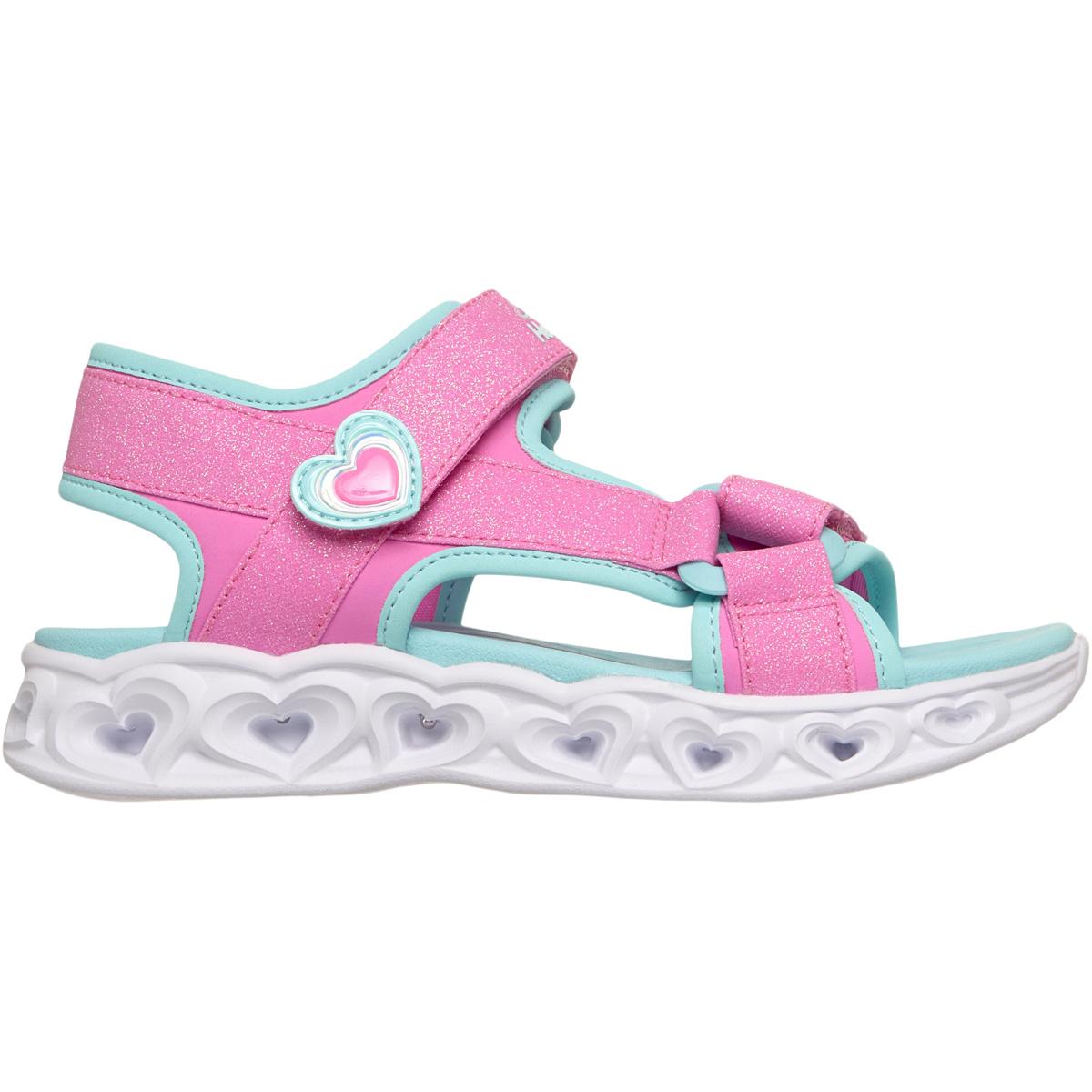 Skechers Heart Lights Sandaler m/Lys Barn Pink