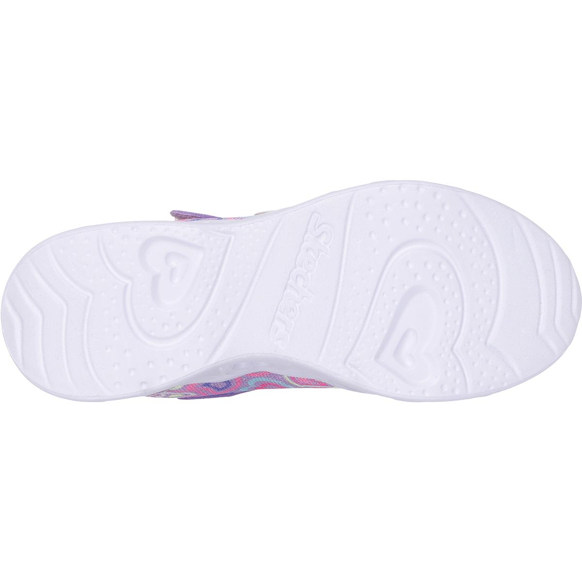Skechers Heart Lights Boogie Love Borrelås Sneakers m/Lys Barn LVMT Lavenderender Multicolor