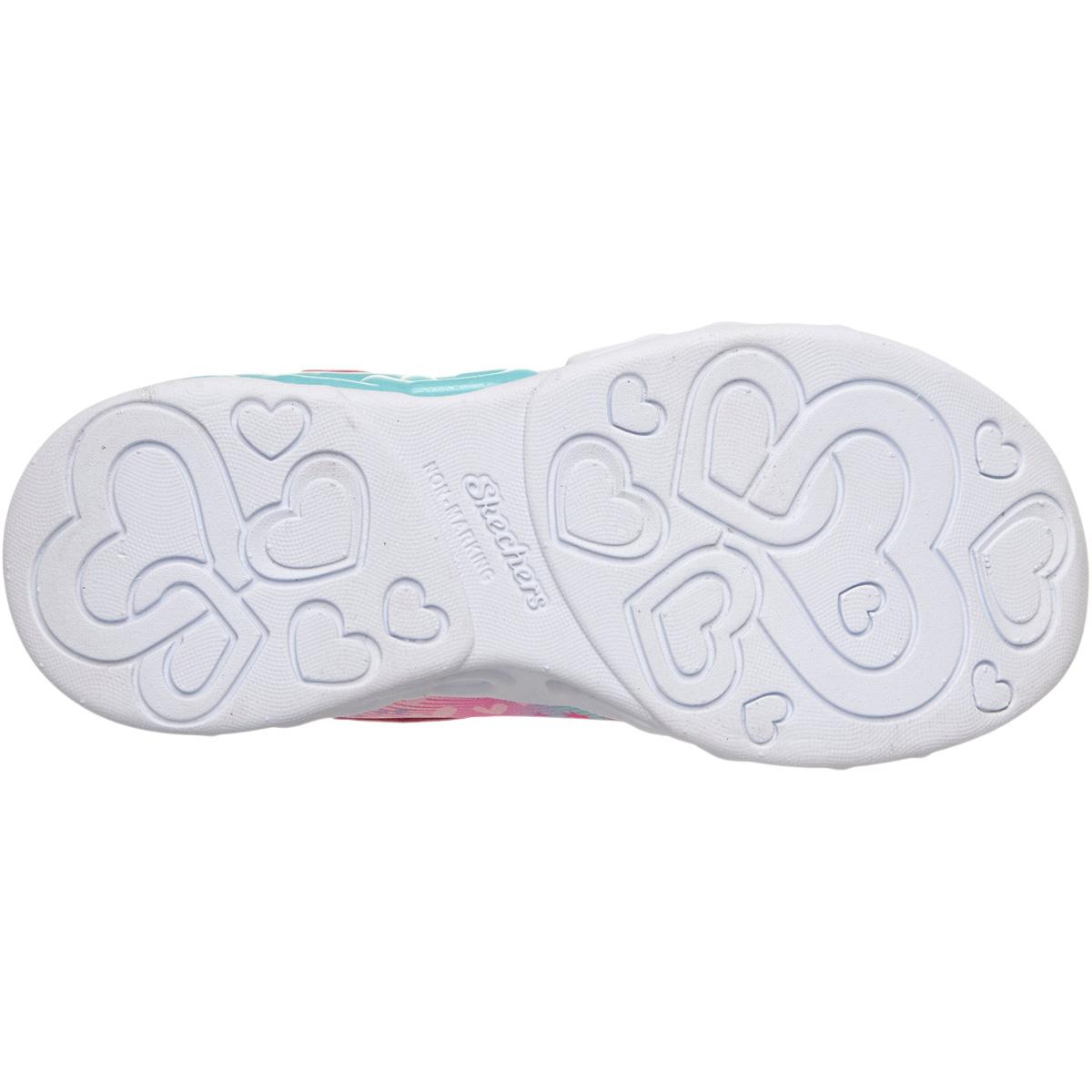 Skechers Heart Lights Inf Borrelås Sneakers m/Lys Barn Pkmt