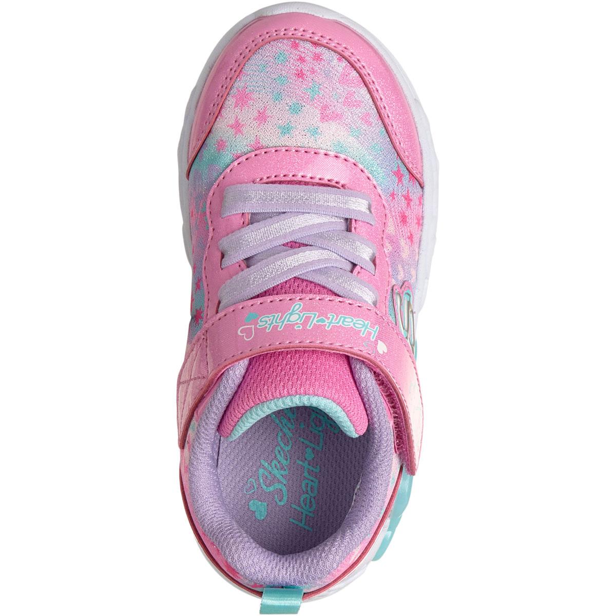 Skechers Infinite Heart Lights Sneakers m/Lys Barn Pkmt