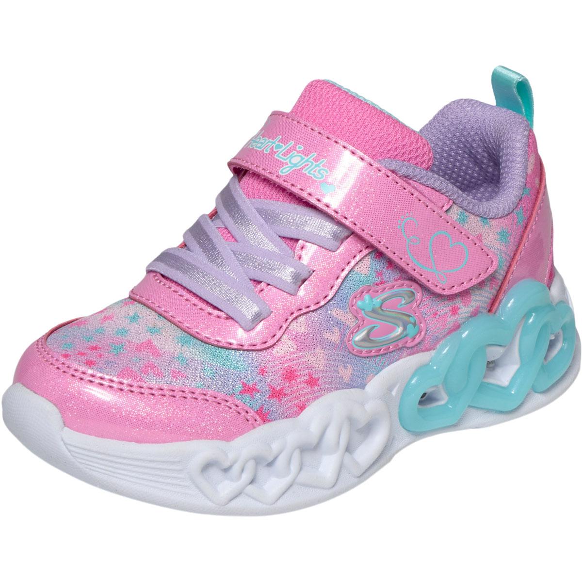 Skechers Infinite Heart Lights Sneakers m/Lys Barn Pkmt