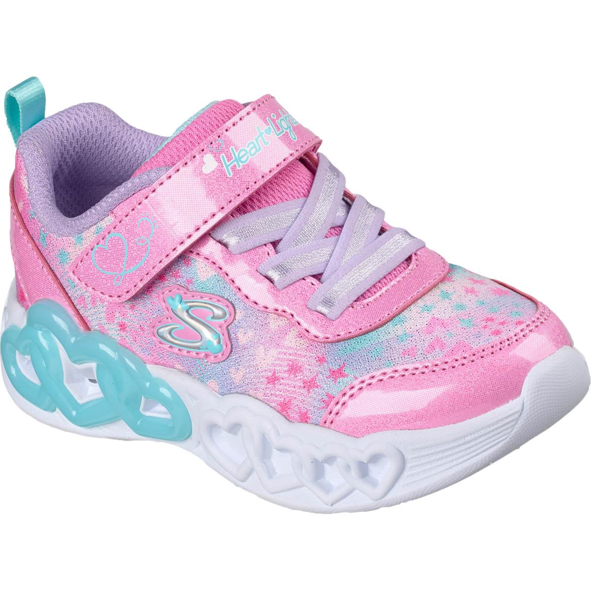 Skechers Infinite Heart Lights Sneakers m/Lys Barn Pkmt