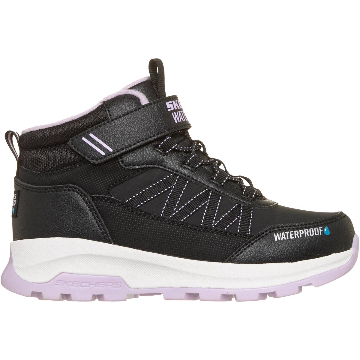 Skechers Storm Blazer WP Borrelås Vinterstøvler Barn BLACK LAVENDER