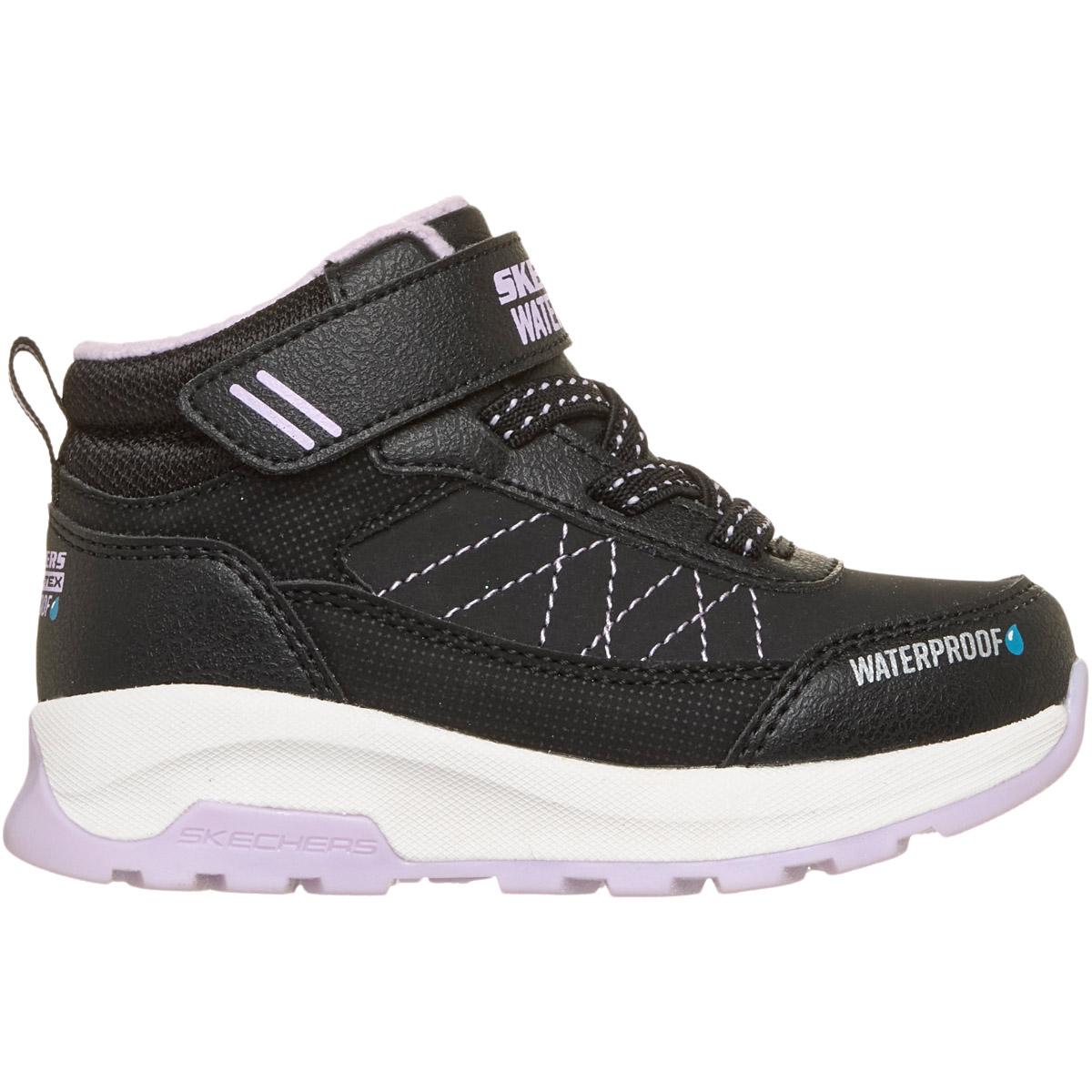 Skechers Storm Blazer I WP Borrelås Vinterstøvler Barn BLACK LAVENDER