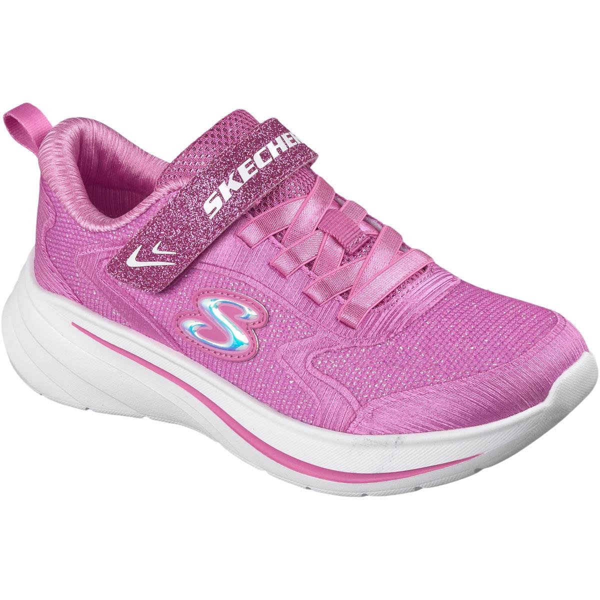 Skechers Wave 92 Borrelås Sneakers Barn H.PINK