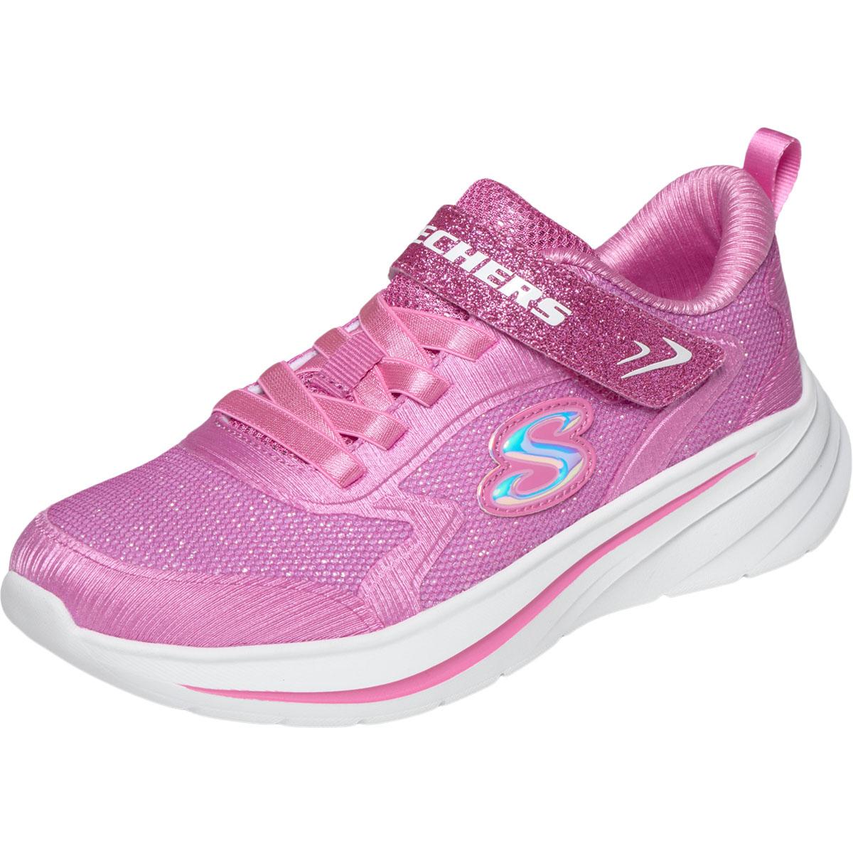 Skechers Wave 92 Borrelås Sneakers Barn H.PINK