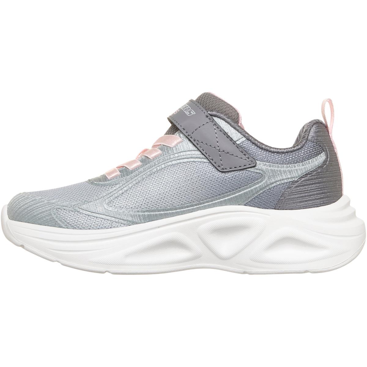 Skechers Sola Glow 2.0 Borrelås Sneakers m/Lys Barn Grey