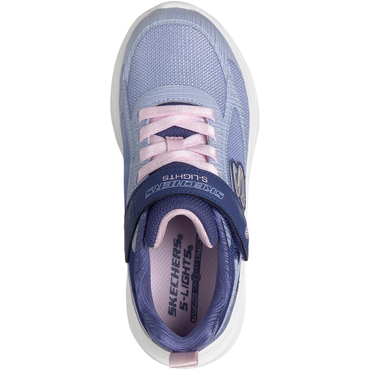 Skechers Sola Glow 2.0 Borrelås Sneakers m/Lys Barn Navy/Blue