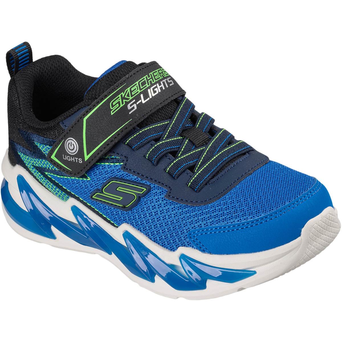 Skechers Light Surge Borrelås Sneakers m/Lys Barn Black/Blue