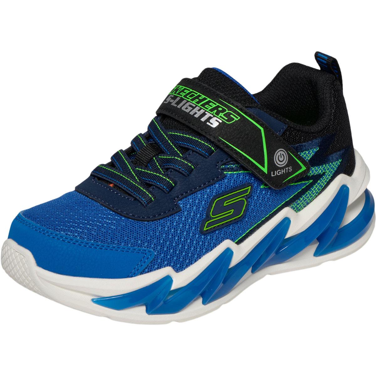 Skechers Light Surge Borrelås Sneakers m/Lys Barn Black/Blue