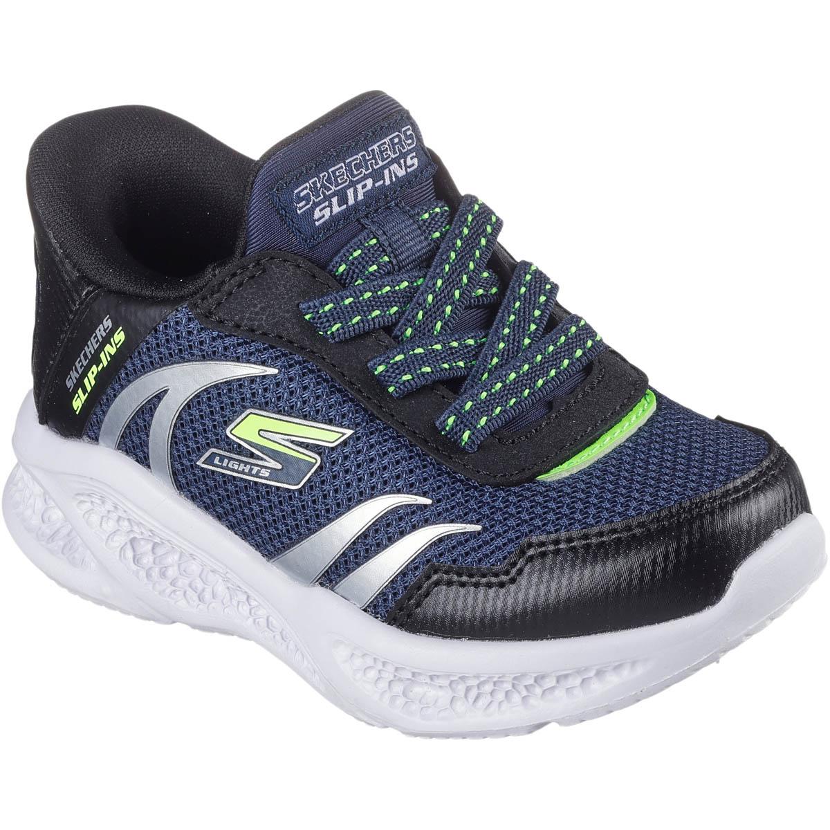 Skechers Meteor Lights Slip-Ins Sneakers m/Lys Barn Nvbk