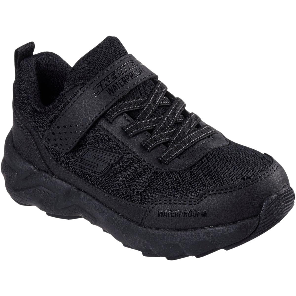 Skechers Elite Sport Tread WP Borrelås Sneakers Barn Black/black