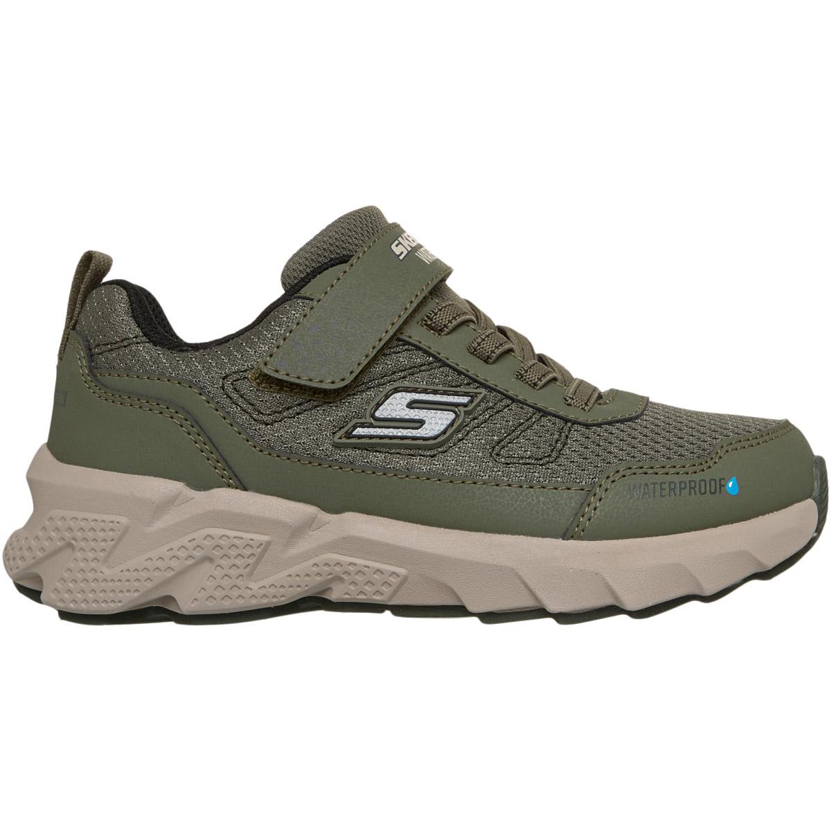 Skechers Elite Sport Tread WP Borrelås Sneakers Barn OLIVE
