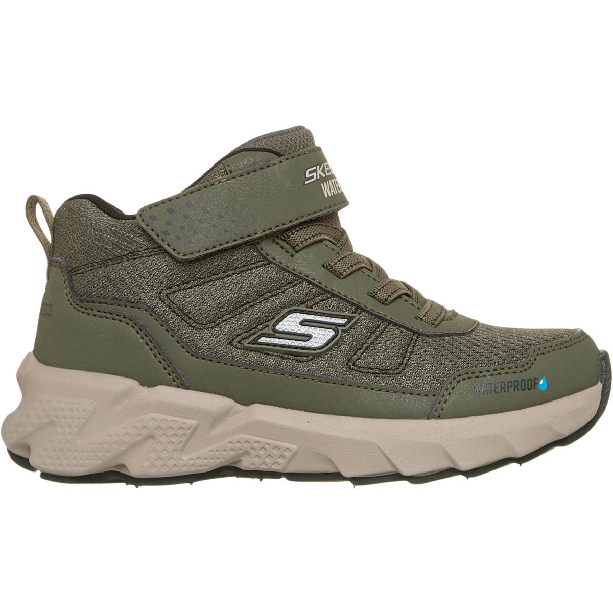 Skechers Elite Sport Tread WP Borrelås Støvler Barn OLIVE