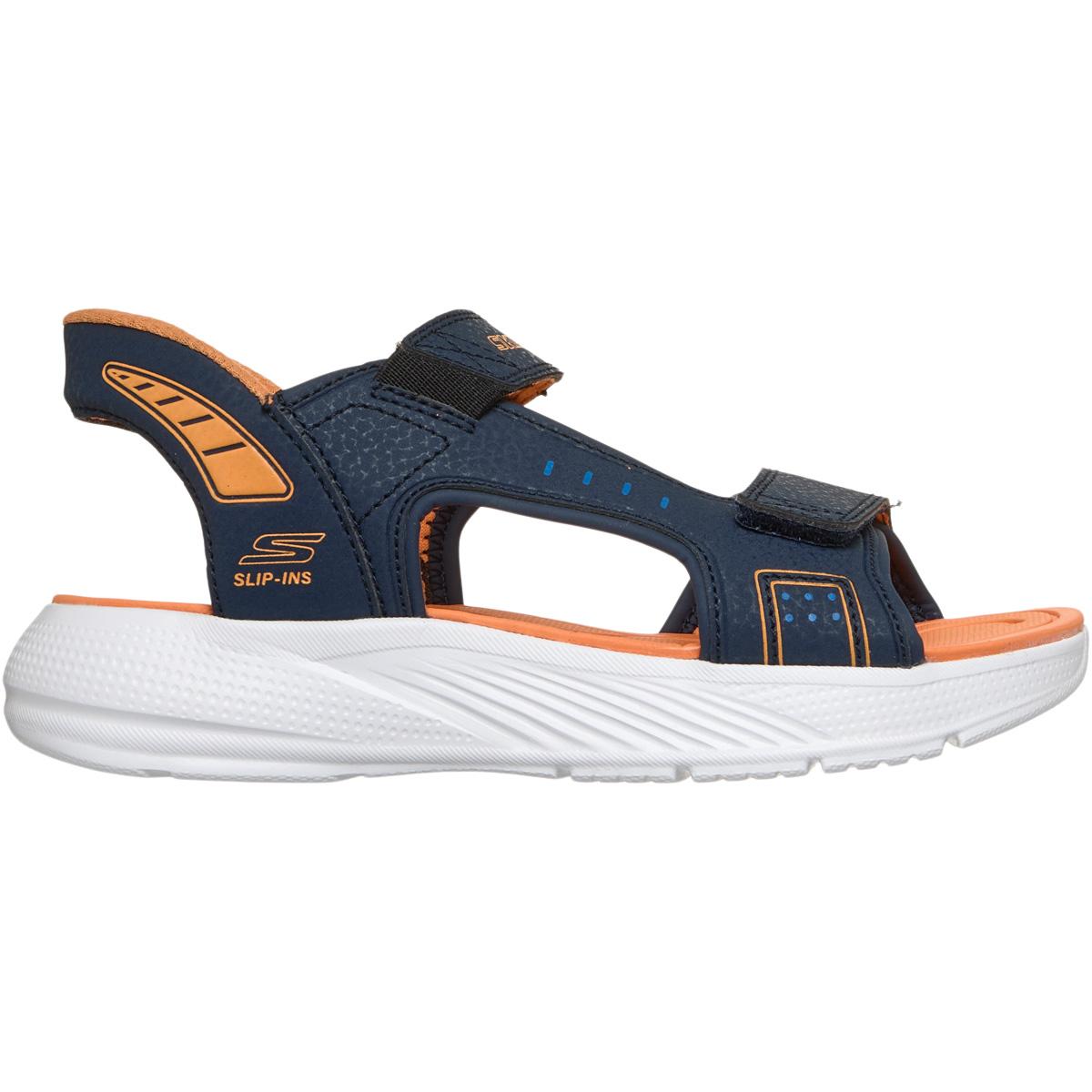Skechers Microspec-Splash Sneakers Barn Navy/Orange