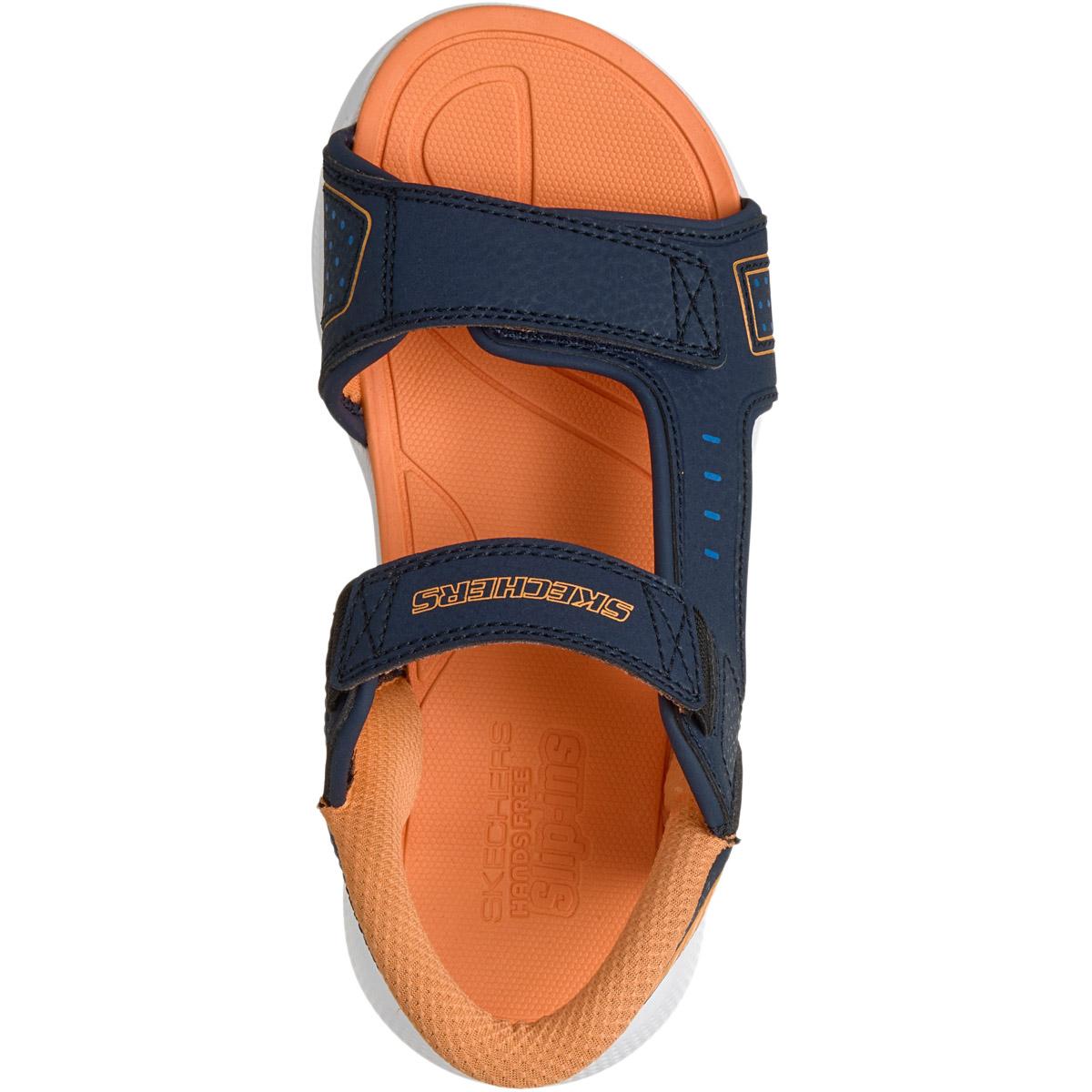 Skechers Microspec-Splash Sneakers Barn Navy/Orange