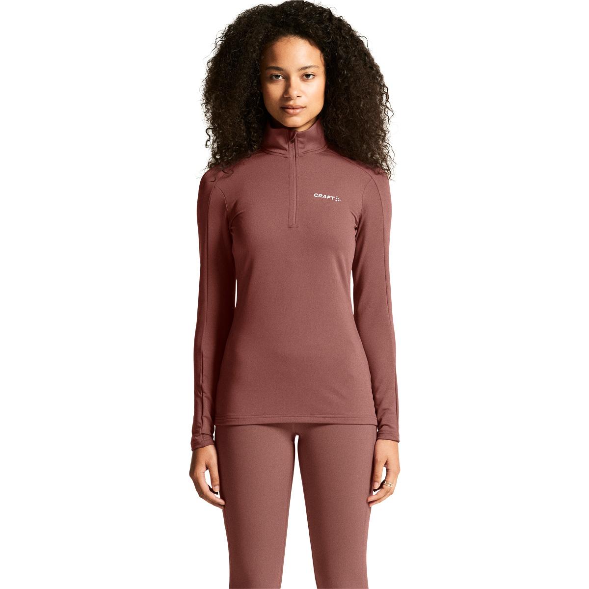 Craft Core Gain Half Zip Midlayer Løpetrøye Dame Red