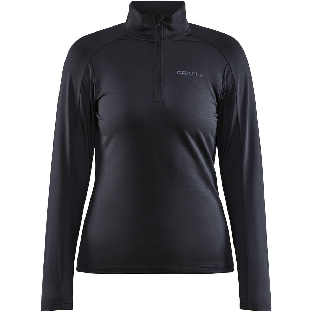 Craft Core Gain Half Zip Midlayer Løpetrøye Dame Black