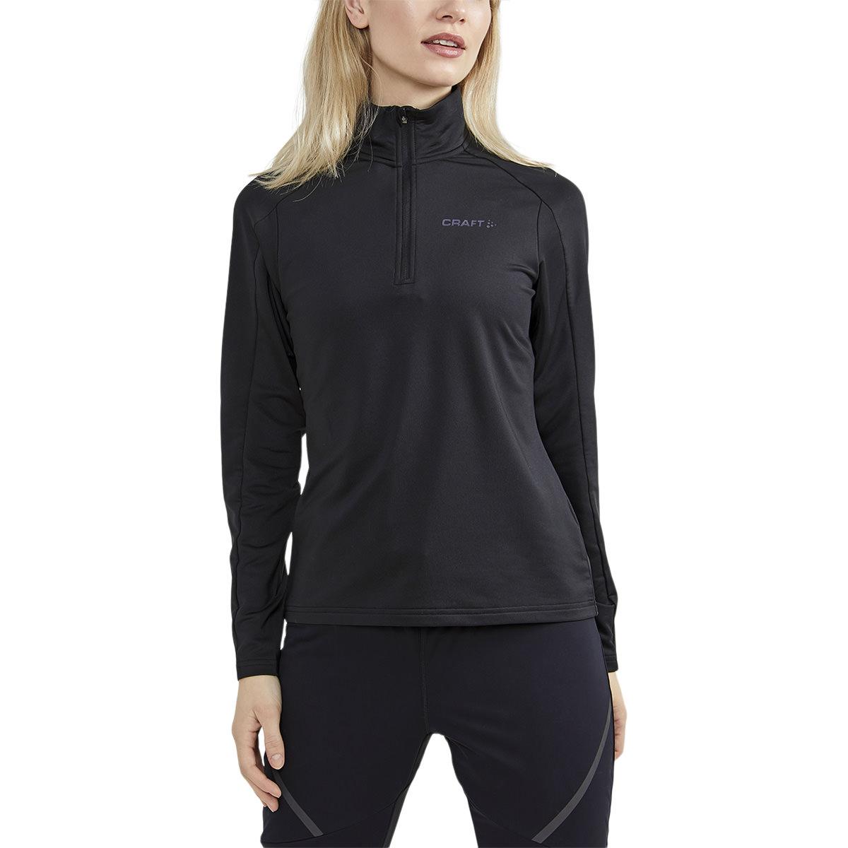 Craft Core Gain Half Zip Midlayer Løpetrøye Dame Black