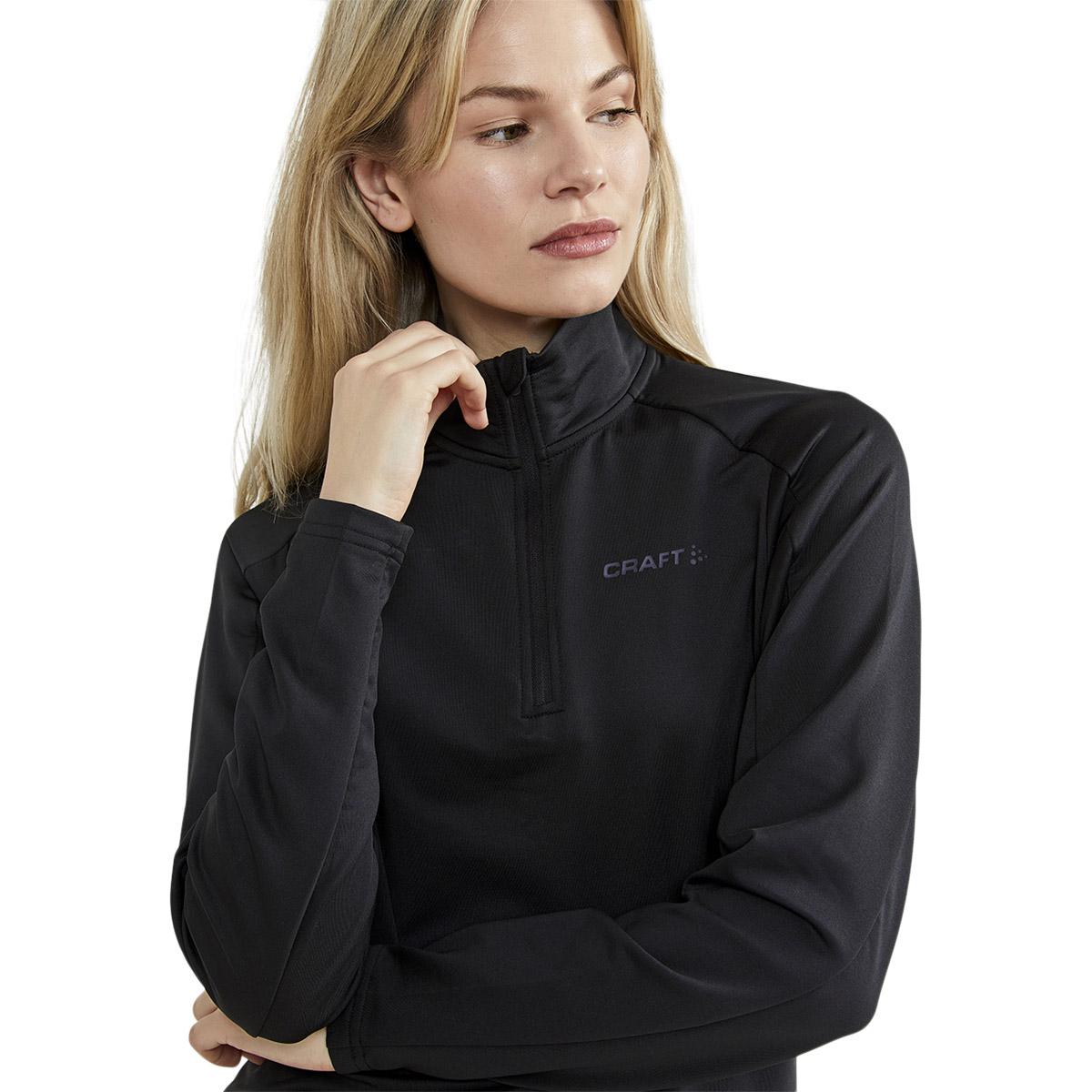 Craft Core Gain Half Zip Midlayer Løpetrøye Dame Black