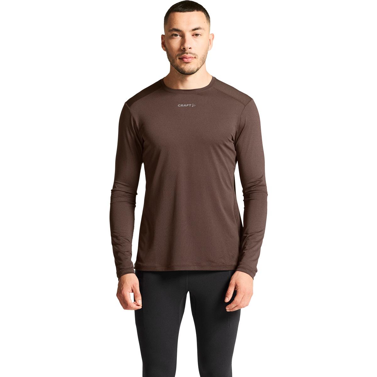 Craft Advanced Essence 2 Langærmet Løbe T-shirt Herre Brown