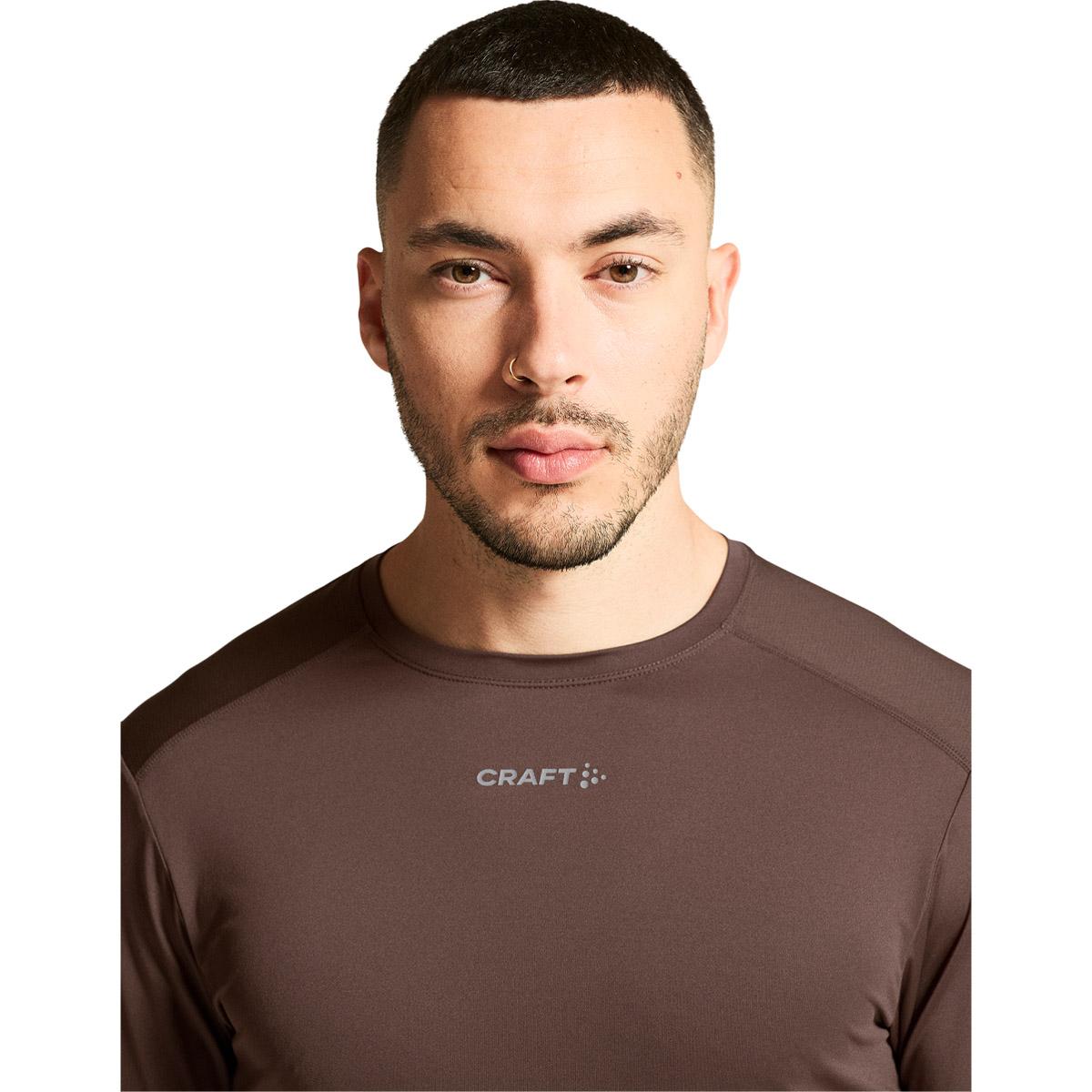 Craft Advanced Essence 2 Langærmet Løbe T-shirt Herre Brown