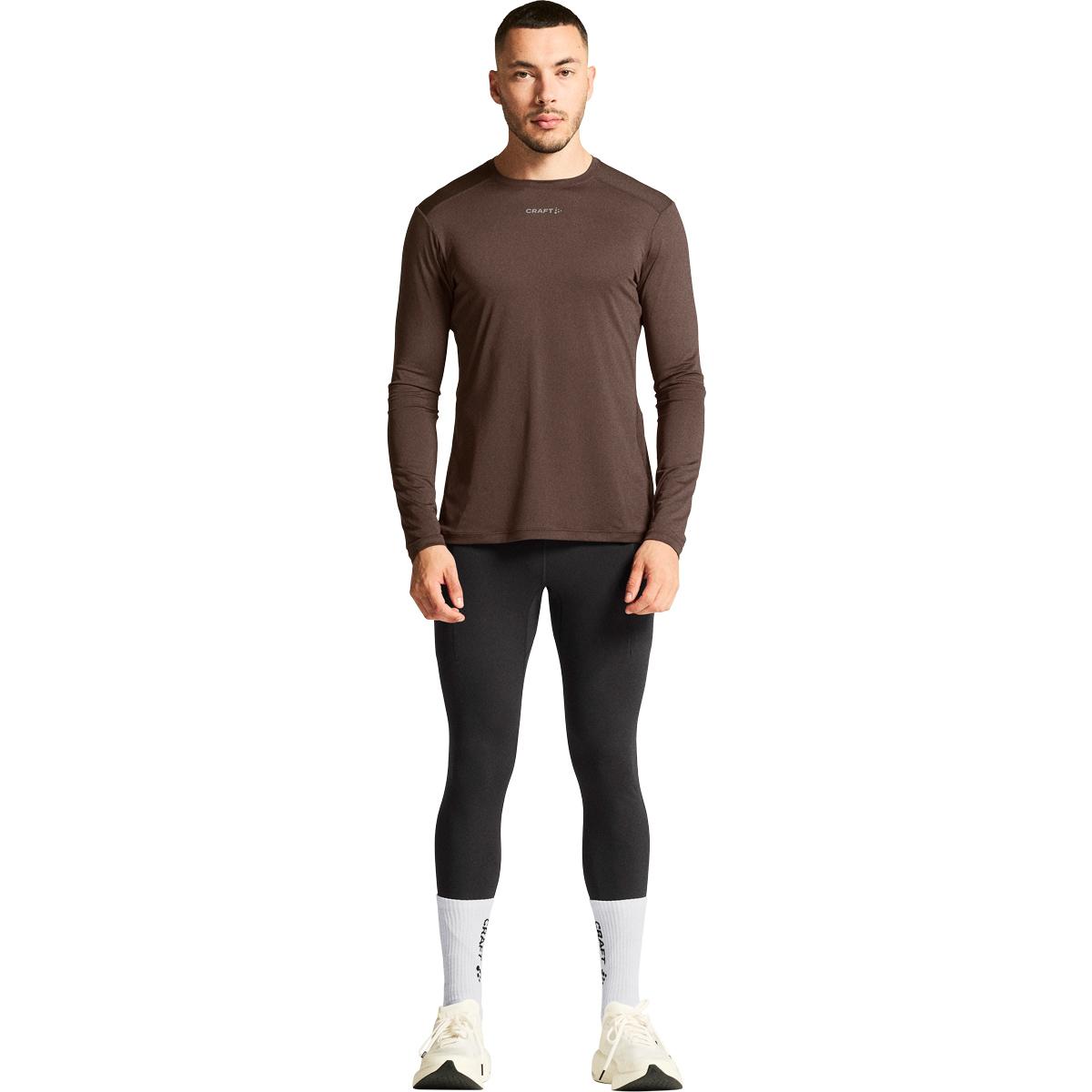 Craft Advanced Essence 2 Langærmet Løbe T-shirt Herre Brown