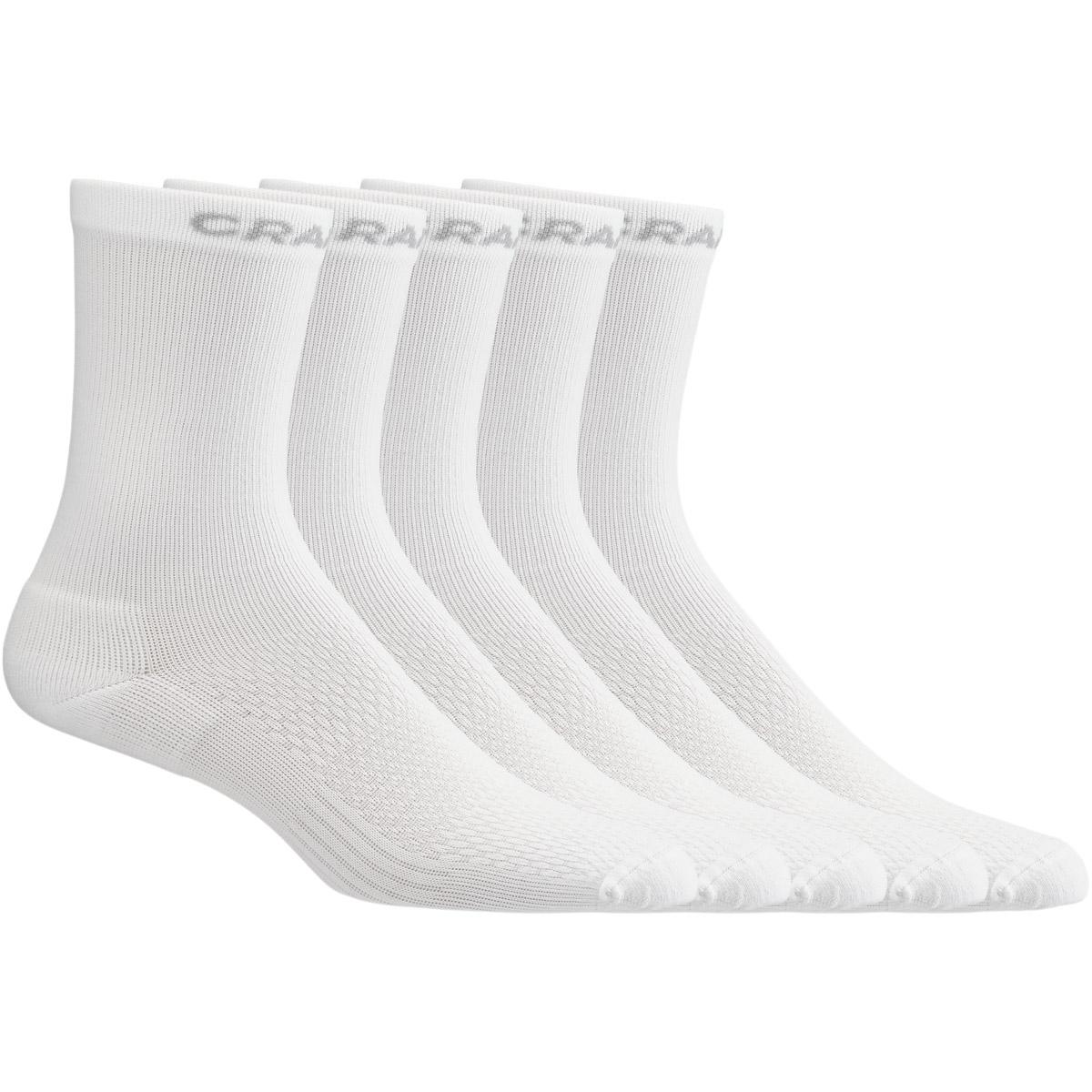 Craft Active High 5-Pack Løpesokker White