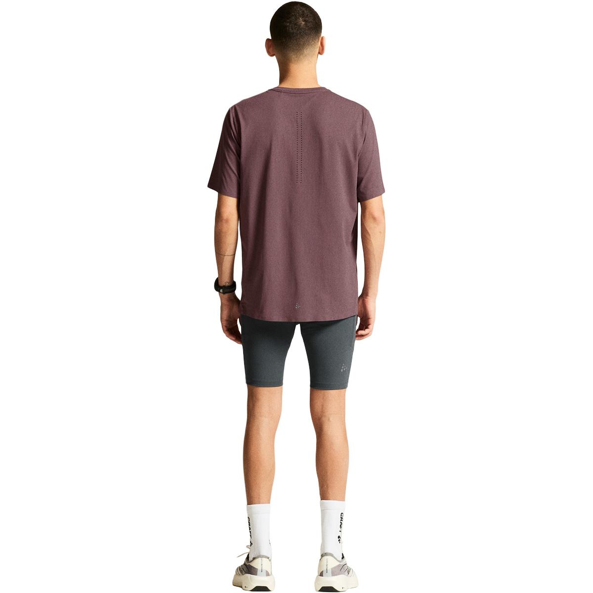 Craft Hypervent Löpar T-shirt Herr Bordeaux