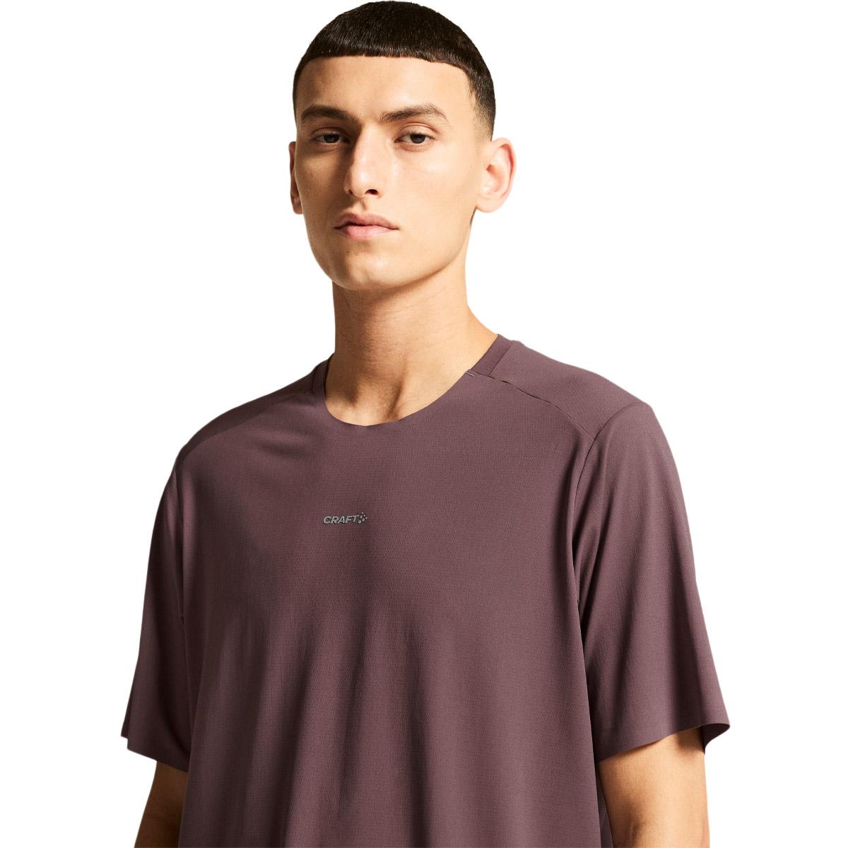 Craft Hypervent Löpar T-shirt Herr Bordeaux