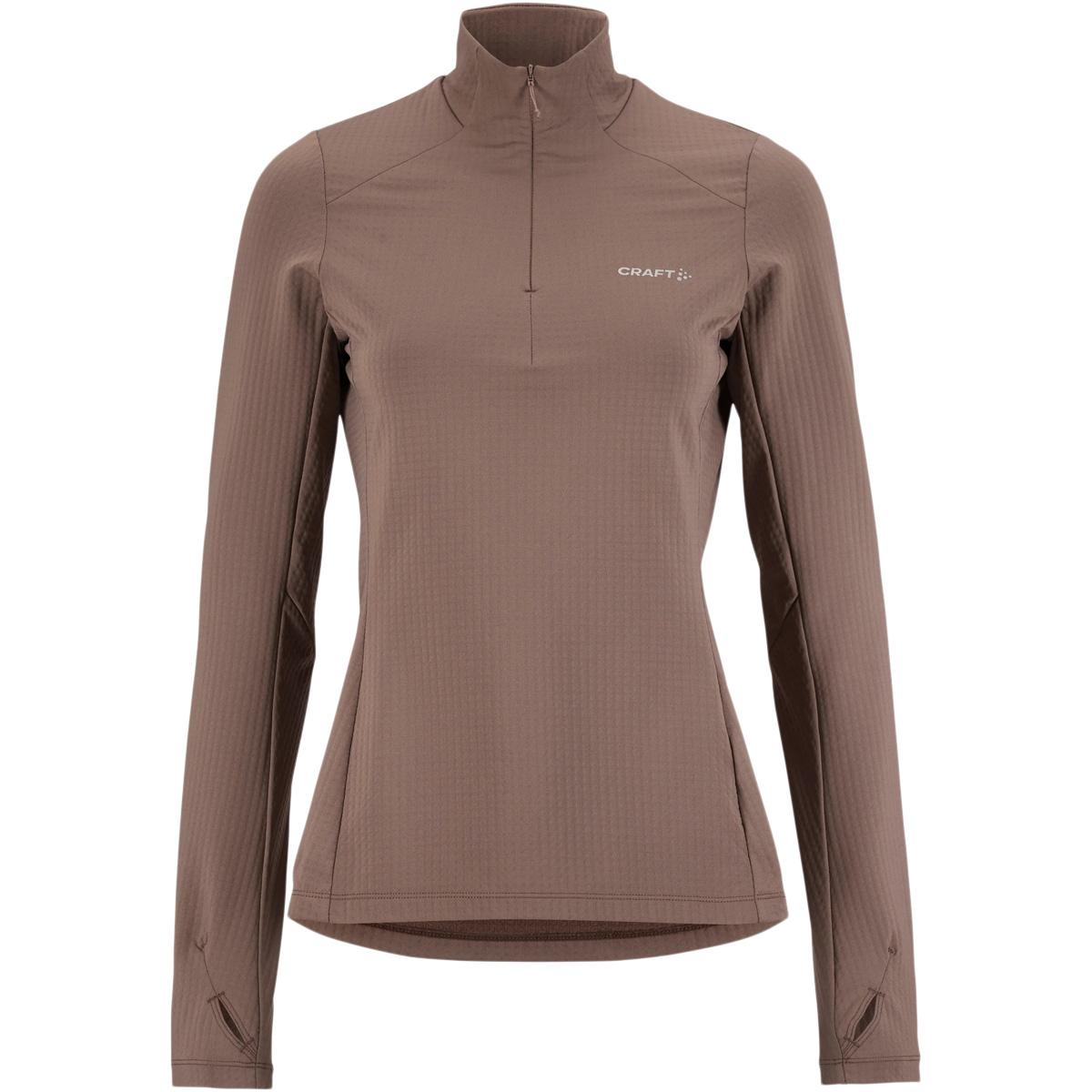 Craft Gain Thermal Midlayer Løpetrøye Dame Plum Taupe