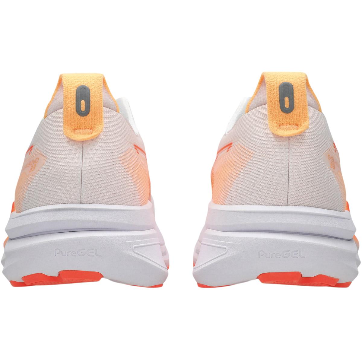ASICS Gel-Kayano 33 Löparskor Dam WHITE/VIVID CORAL