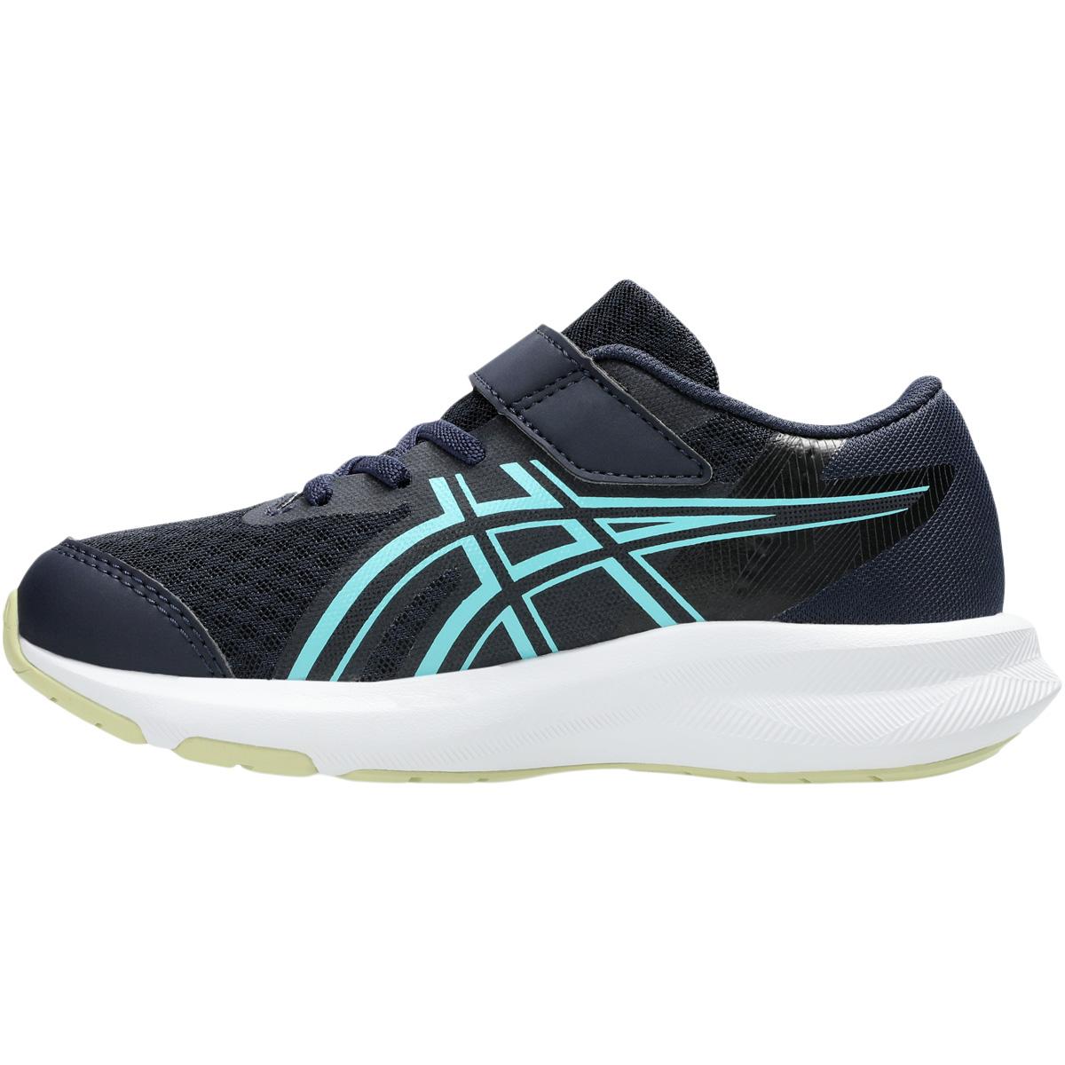 ASICS Patriot 14 Borrelås Joggesko Barn MIDNIGHT/GLOW GREEN