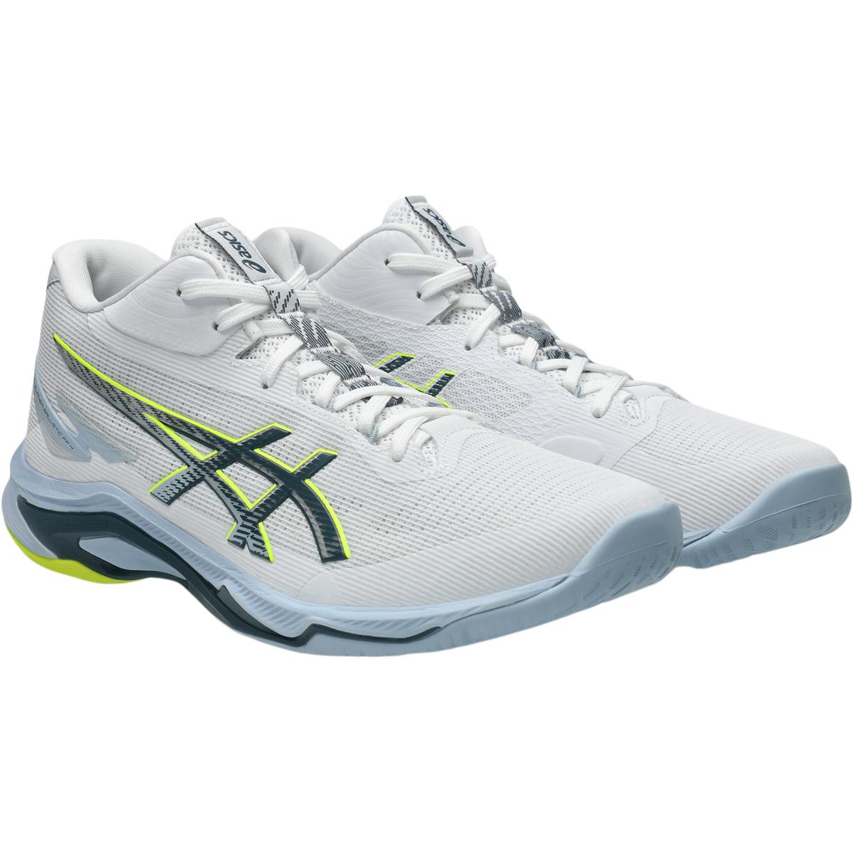 ASICS Netburner Ballistic FF MT 4 Håndballsko Herre WHITE/RAW INDIGO