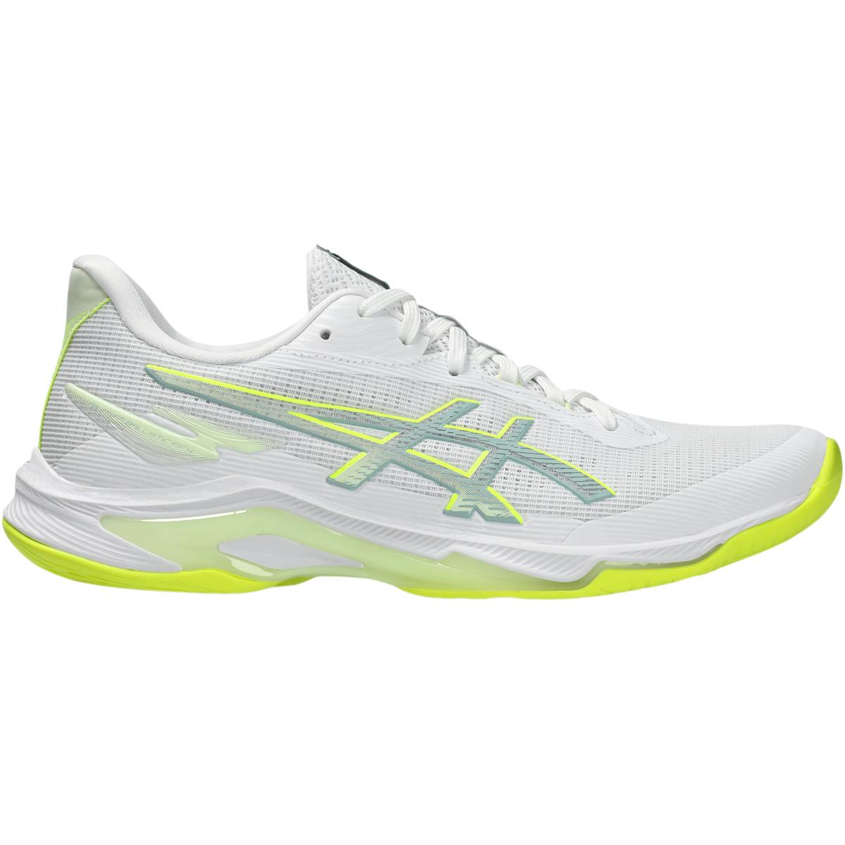 ASICS Netburner Ballistic FF 4 Håndboldsko Dame WHITE/SAFETY YELLOW
