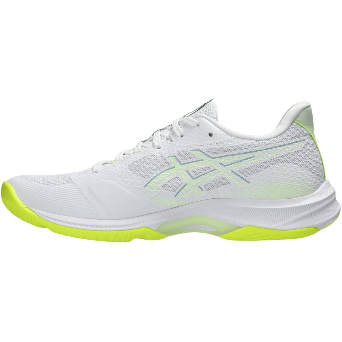 ASICS Netburner Ballistic FF 4 Håndboldsko Dame WHITE/SAFETY YELLOW