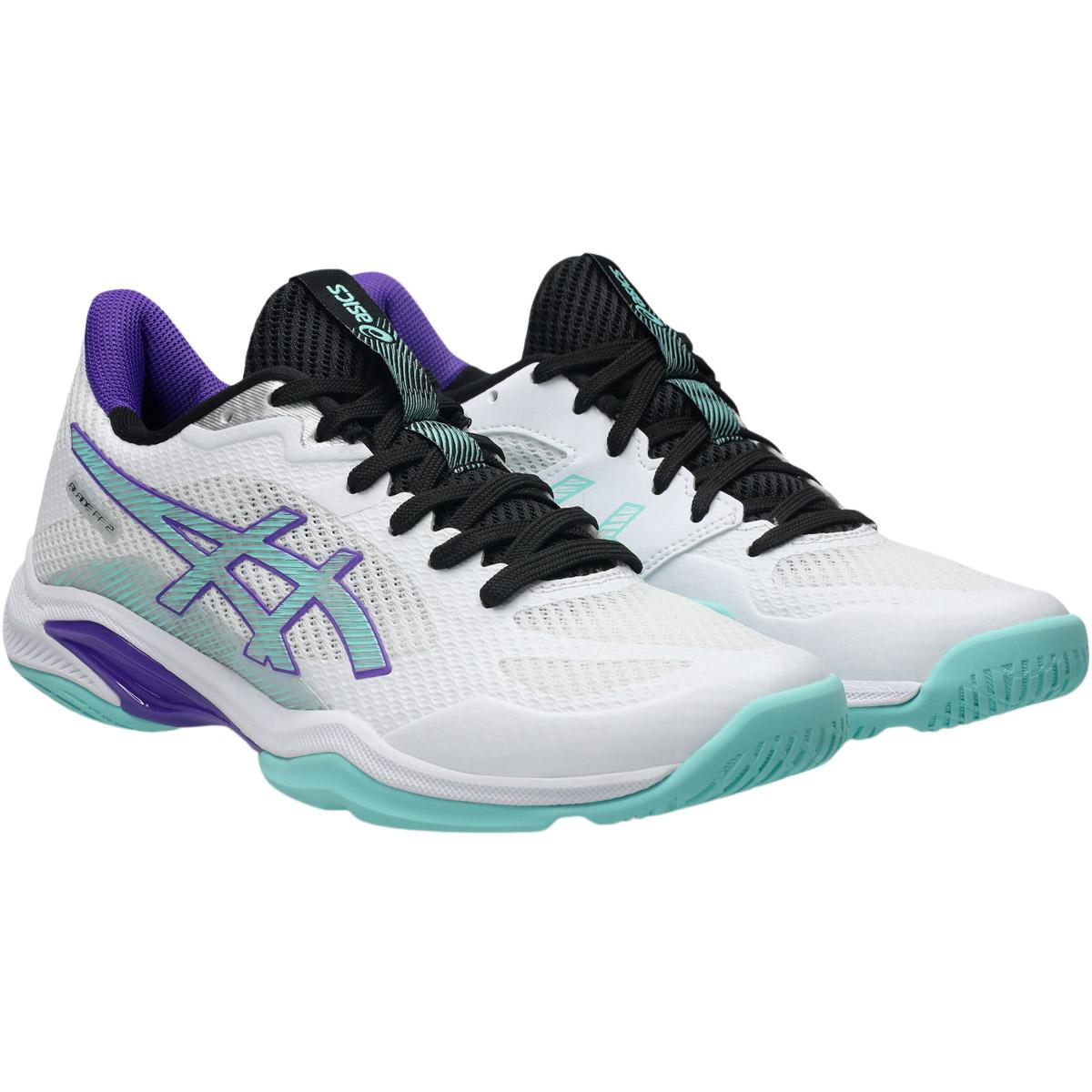 ASICS Blade FF 2 Håndboldsko Dame WHITE/ILLUMINATE MINT