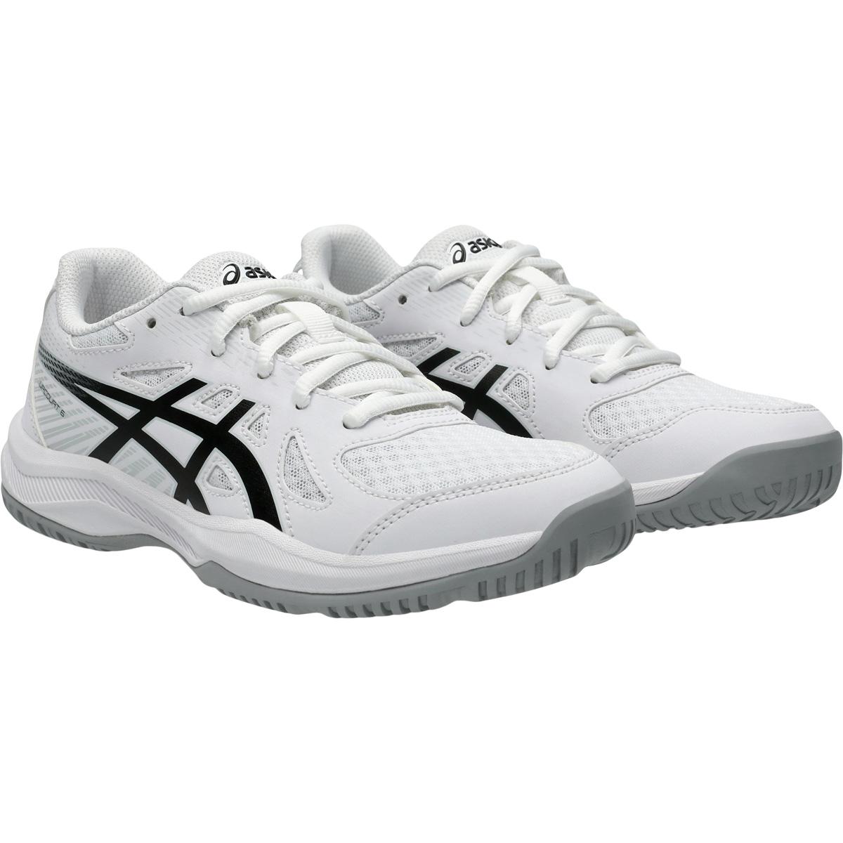 ASICS Upcourt 6 Indendørssko Børn WHITE/BLACK