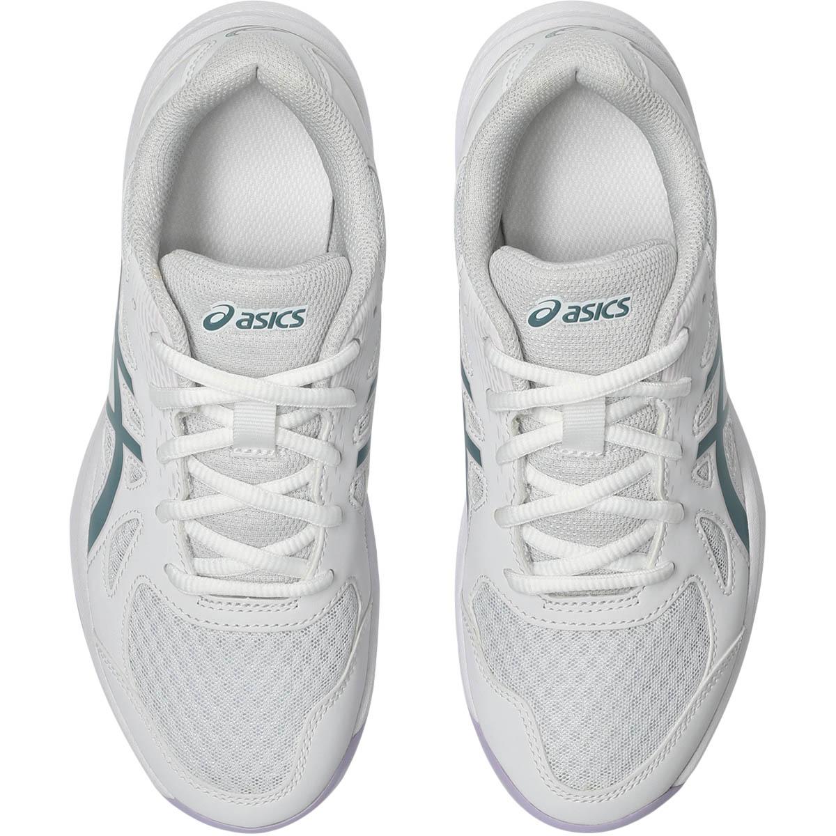 ASICS Upcourt 6 Indendørssko Børn WHITE/FOGGY TEAL