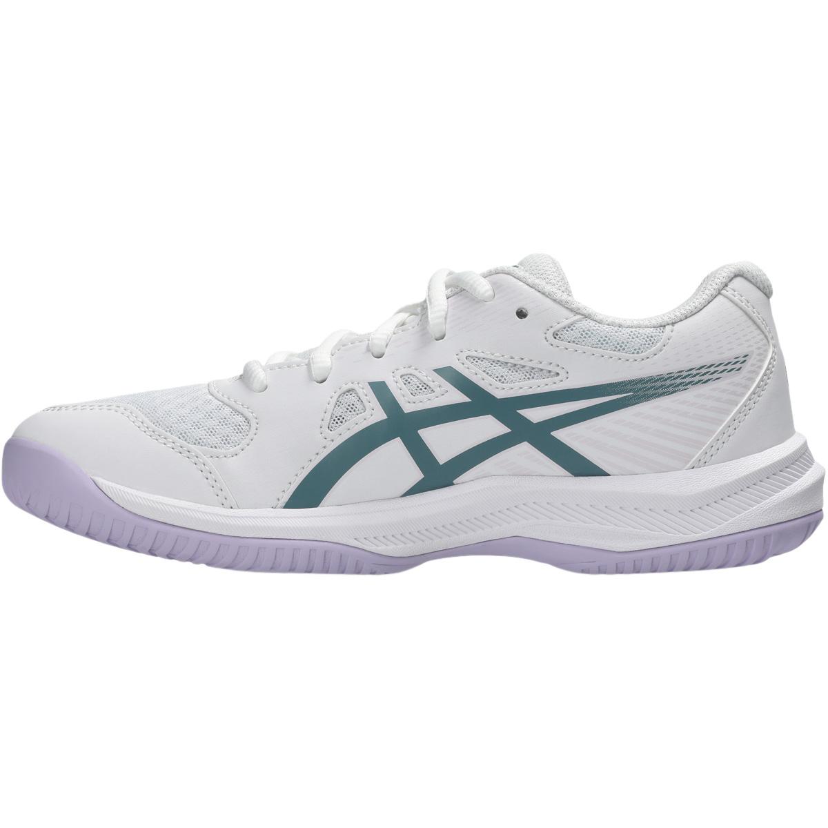 ASICS Upcourt 6 Indendørssko Børn WHITE/FOGGY TEAL
