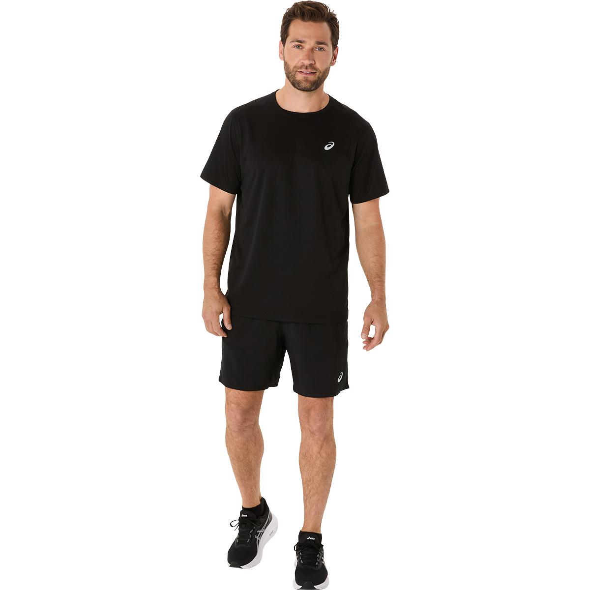ASICS Core 2in1 7" Løpeshorts Herre BLACK/GRAPHITE GREY