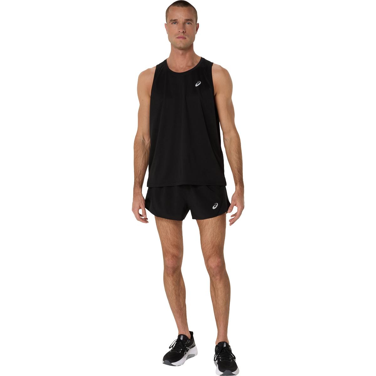 ASICS Core Løpetopp Herre BLACK/GRAPHITE GREY
