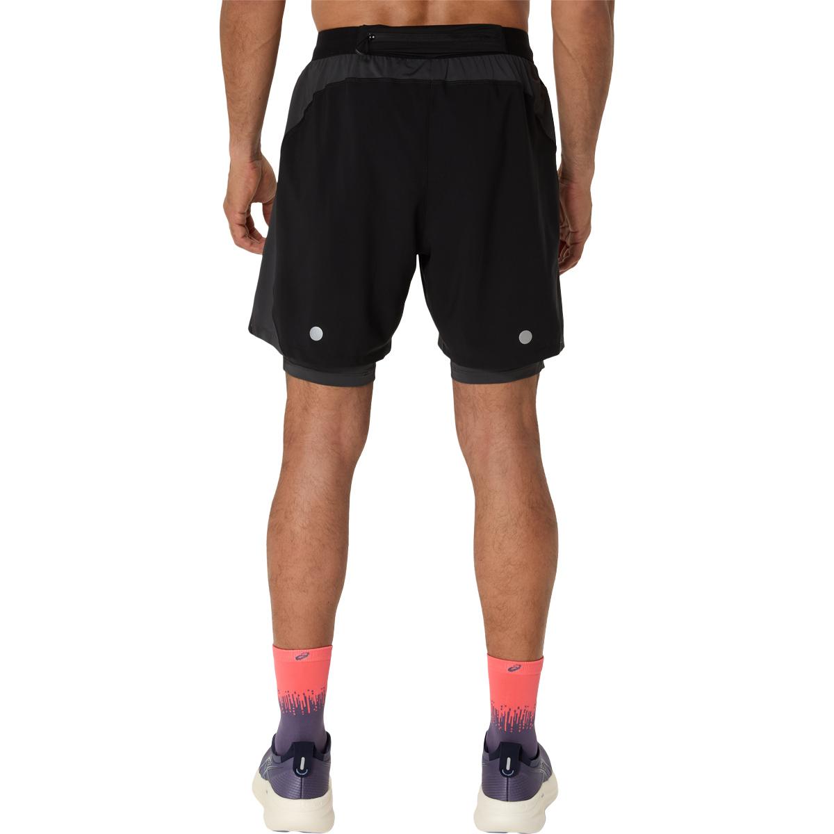 ASICS Road 2in1 7" Løpeshorts Herre PERFORMANCE BLACK/GRAPHITE GRE